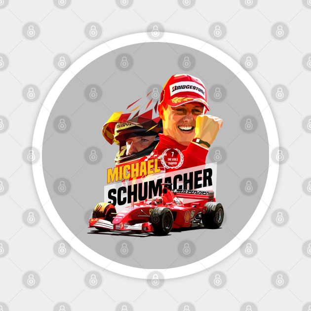 Michael Schumacher Magnet by pxl_g